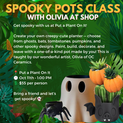 Spooky Pot Class with Olivia