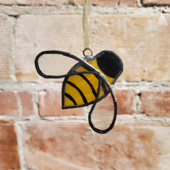 Bee Stained Glass Suncatcher